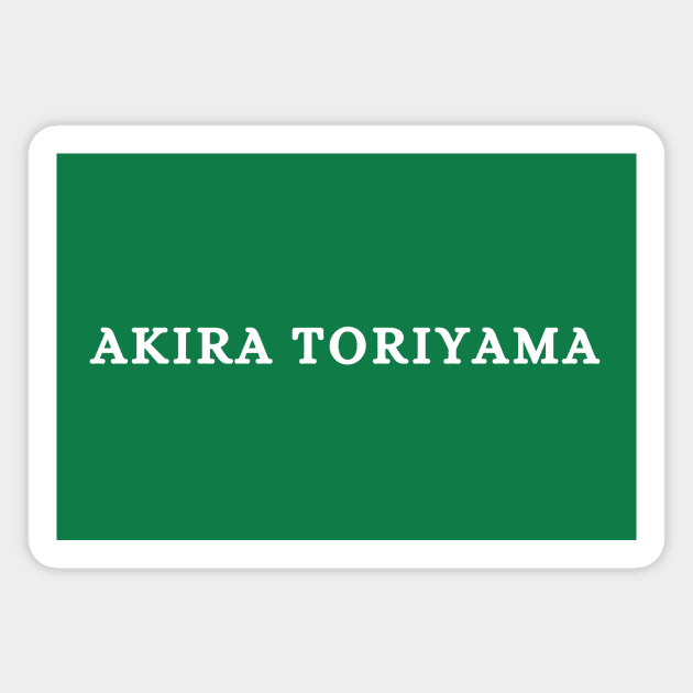 Akira Toriyama Magnet by abahanom